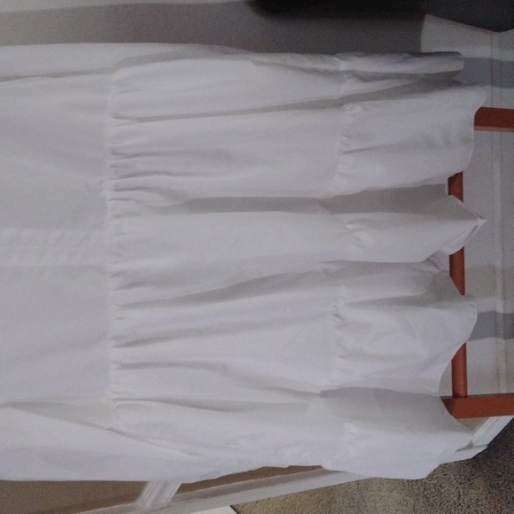 SHEIN LUNE Solid Lantern Sleeve Smock Dress - Brand New/Never Worn - Picture 5 of 5